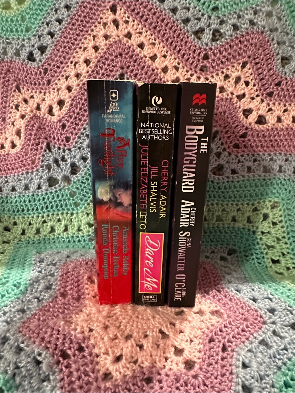 Lot of 3 Paperback Romance & Suspense Anthology Books by Various Authors